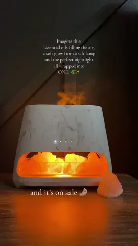 Love this essential oil diffuser! On sale and Limited stock in some options. Grab two for free shipping #essentialoil #diffuser #saltlamp #tiktokmademebuyit 