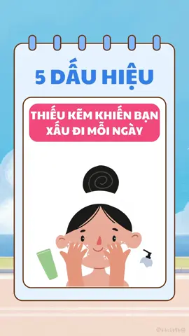 Dấu hiệu cho thấy bạn đang thiếu kẽm #skincare #reviewlamdep #goclamdep 