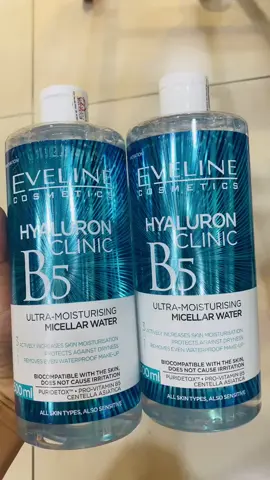 Tặng bông rẩy trang khi mua nước tẩy trang EVELINE HYALURON CLINIC B5 tinh chất rau má chai 500ml #viralvideo #xuhuongtiktok #nuoctaytrang #taytrangeveline #eveline #evelinehyaluronclinicb5 #taytrangquocdan #muataitiktok 