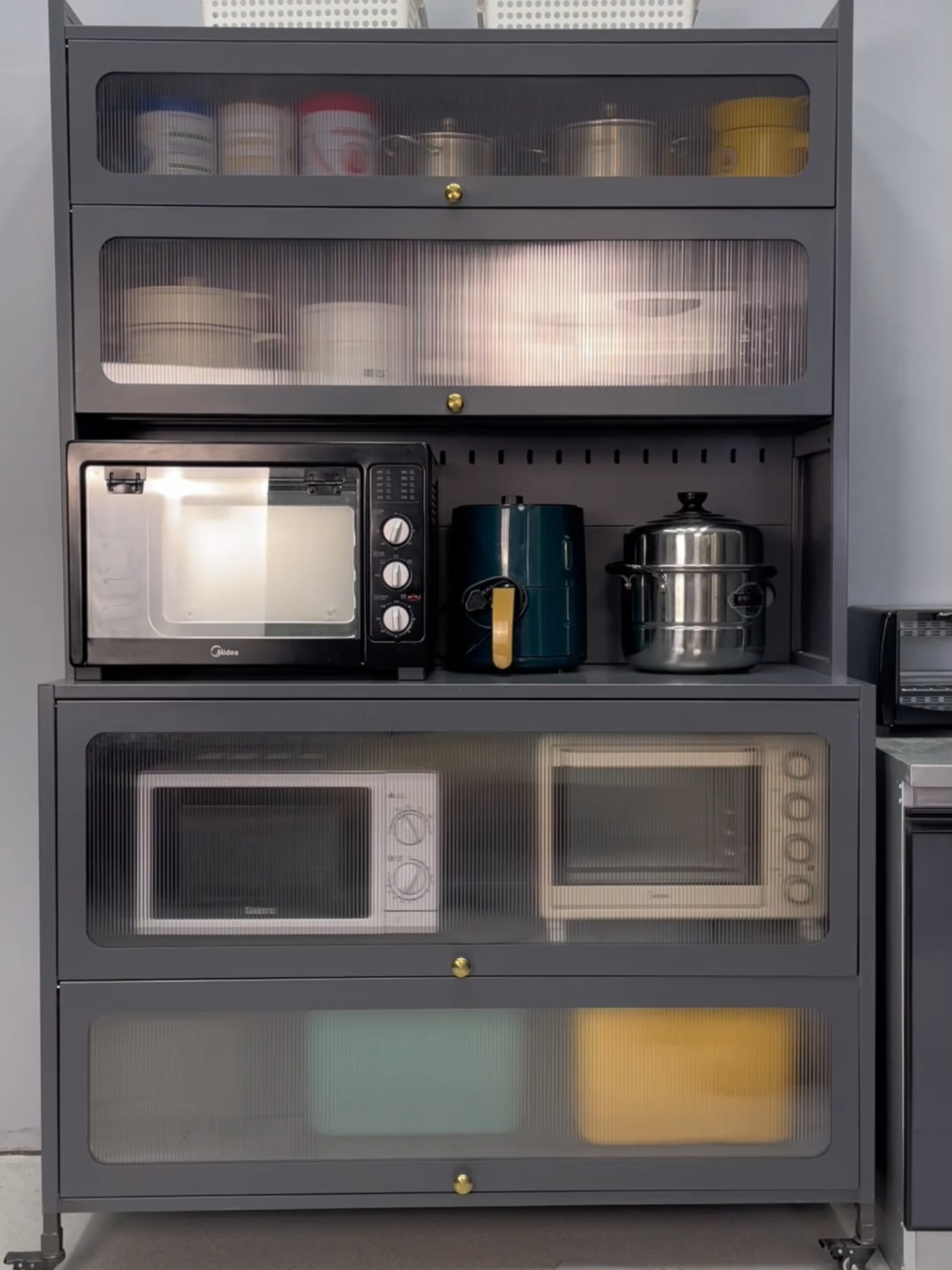 Kệ nhà bếp đa năng để đồ. #giadungthongminh #kededodanang #kenhabep