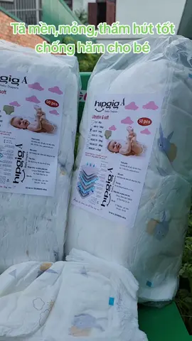 tã cho bé yêu. combo 2 bịch 100 miếng tã hipgigg A thấm hút từ 500ml đến 800ml- giá tiết kiệm #tabimchobe #bỉmsữa #bỉm #bimchobe #mevabe #shopmevabe19 