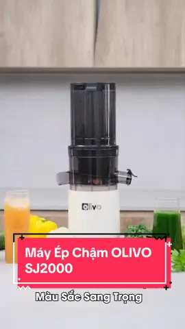 Máy Ép Chậm OLIVO SJ2000 – Khoang Tiếp Lớn, Củ Ép Kết Hợp Lưỡi Cắt Thông Minh. #OLIVO #mayepcham #SJ2000 #OLIVOSJ2000