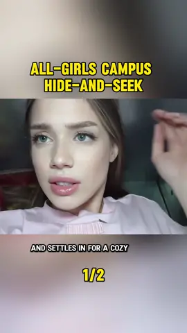 All-girls campus hide and seek🫵🏻 #tiktok #funny #game #hideandseek #challenge 