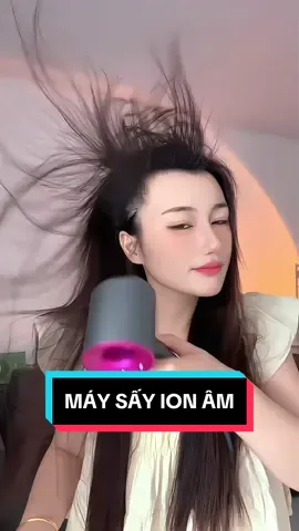 Máy sấy tóc ion Âm - không cánh quạt. Động cơ không chổi than cho công suất mạnh ✳️ Hai chế độ sấy nóng lạnh #camuoishop #LearnOnTikTok #pampamshops 