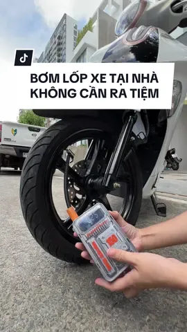 Bơm xe tại nhà không cần ra tiệm #LearnOnTikTok #bomlopoto #bomlopxemay #bomlopxe #otovietnam 