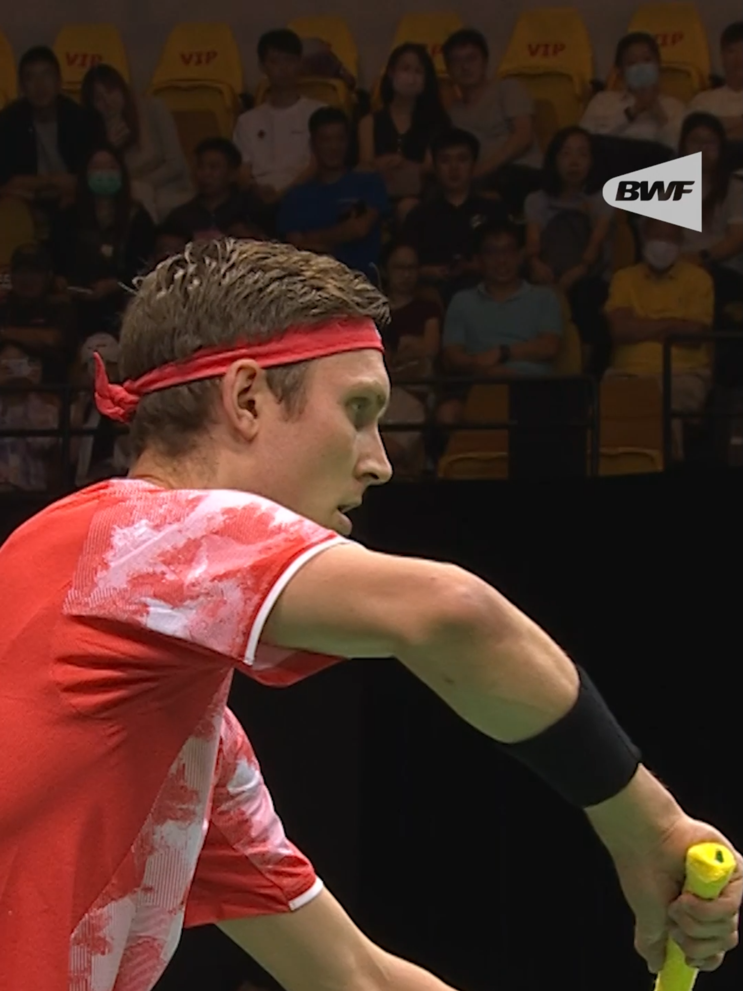 Amazing save from Viktor Axelsen 🇩🇰 #bwfworldtour #HongKongOpen2024
