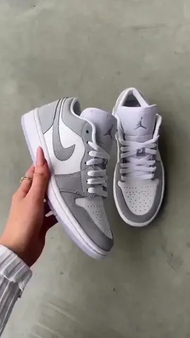 nike air jordan 1 low white wolf grey #nike #fyp #fypシ 