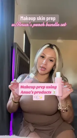 💗✨These Anua products included in this bundle set work so well under makeup!  Steps🤍:  💗Anua’s Milky peach essence toner  🫧Anua’s peach niacin serum  🧖🏼‍♀️Anua’s Niacin conditioning milk✨🫧 #anua #anua77 #anuatoner #anuaskincare #glasskin #glasskincaroutine #makeupprep #makeuptips #skinprepformakeup #skinprep #skinpreproutine #kbeauty #koreanskincare #koreanskincareproducts #TikTokshop #ttshop #essencetoner #tiktokshopping #tiktokmademebuyit #tiktokshopfind #tiktokshopfinds #ttshopping #tiktokshopfindgems #musthave #trendingproduct #tiktokshopbacktoschool #fallfinds #fallbeauty 