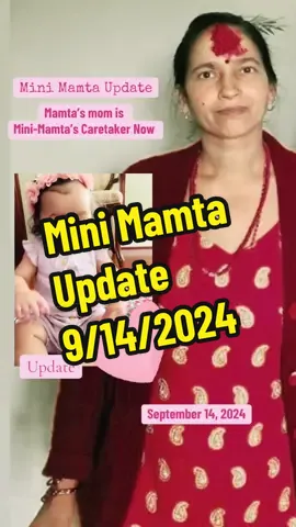 “Mini-Mamta’s care taker is her Grandmother now! Family moved in to an apartment with community support!! CAN’T THANK ENOUGH TO SARITA & FAMILY, all community,” says Mamta’s friend, Sunita Basnet. #mamtakafle #bhatt #update #mom #minimamta #nemma #grandmother 