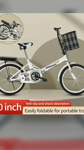 ONLY S$130.50! 👈 Centipede 20 Inch Single Speed Foldable Bicycle for Adults - High Carbon Steel Frame, Adjustable Seats and Handlebars #highlyrecommended  #Bestbuyintiktokshop  #albertchongshoptiktok  #2000varietyitemspromote 
