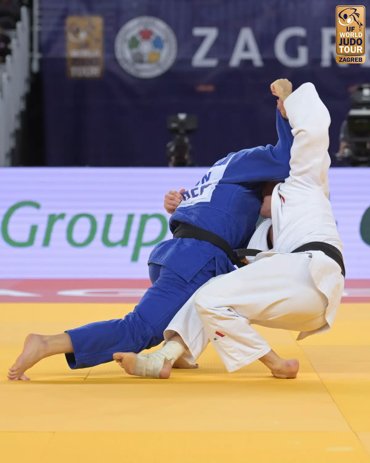 Breakout performance for Daniel Szegedi of Hungary!🥇🇭🇺 Follow all the action on JudoTV.com 💻 #JudoZagreb #Judo #Zagreb #Croatia #Sport #WJT #RoadToLA2028 