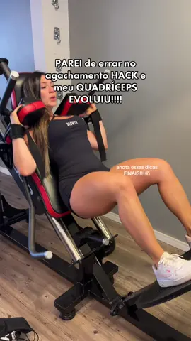 execução do agachamento hack #fy #foryou #quadriceps #dicasdetreino #gymgirl 