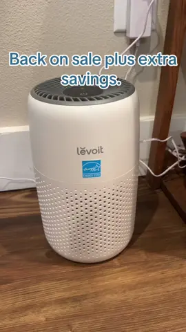 Levoit has its air purifiers back in stock and on sale. Save an extra 10% when yoy buy two. Keep the dust and pet dancer under control. #airpurifier #levoit #cleanair #petdander #dust #cleanhome #tiktokshop 