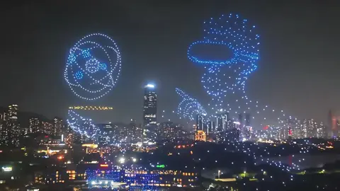 Drone Show in #深圳 #shenzhen #chinatravel #drone 