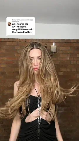 Replying to @Cheskaaaaa Flores i think my super loves me ? #slay #hair #antm #nyc #model