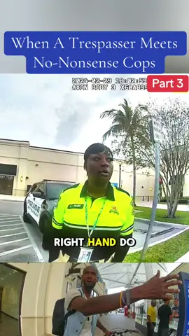 When A Trespasser Meets No-Nonsense Cops #cops#copsoftiktok #police #usa #flypシ 