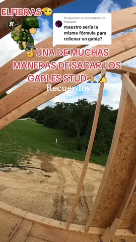 OTRO MANERA DE SCAR GABLE STUD #🙏 #dioslosbendiga #chaparroelfibras #framing #framingconstruccion #tip #tips #Recuerdos 