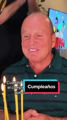 Cuando te están cantando el cumpleaños y no sabes que cara poner
