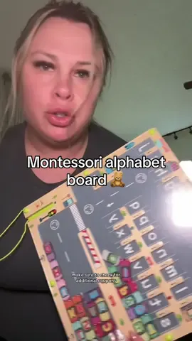 Who doesn’t love educational toys? 🧸 #kidstoys #educationaltoy #alphabetmaze #montessoritoys #toysforkids 