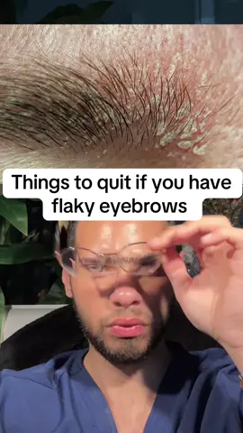 Things to quit if you have flaky eyebrows #skincare #beauty 