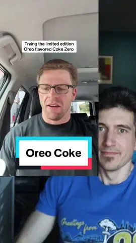 Replying to @sairaplughasher if @HigherUpWellness @Jacob Correia and @Blake | NARC are all trying it you know I have to hop on board 😎 #coke #oreo #foodreview #dietsoda 