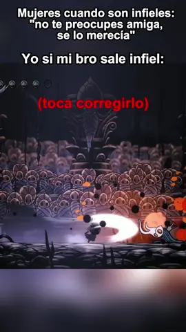 Toca corregirlo... etiqueta a tú real 🗿 #hollowknight #gameplay #edit #mrhollow #humor #meme 