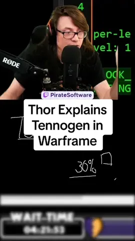 Thor explains Tennogen in Warframe #piratesoftware #softwareengineer #gamedev #warframe