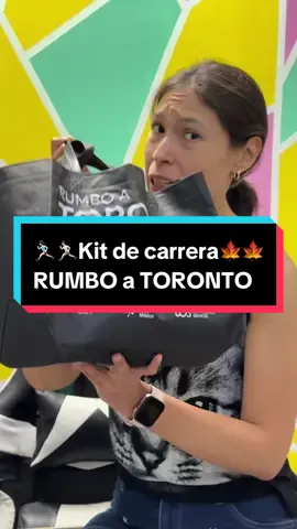 Esto es lo que viene en el Kit de carrera Rumbo a Toronto que se corre el 15 Septiembre  #Correr #Running #Estilodevida #run #ConsumeGlobal #viral #longervideosontiktok #deporte #unboxing 