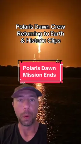 Polaris Dawn Mission Ends with splashdown at 3:36am EST 9/15 #polarisdawn #astronaut #space #spacex 