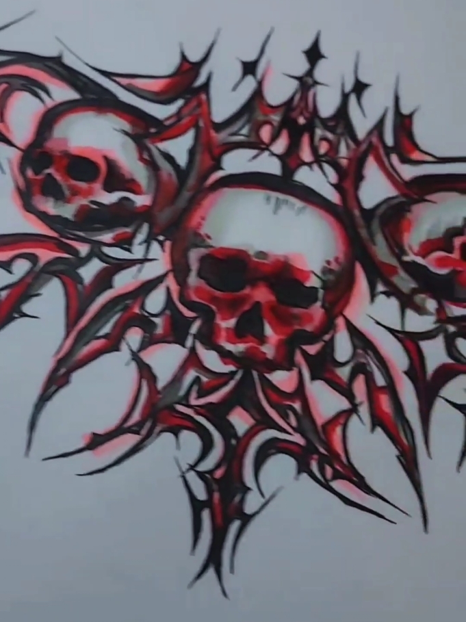 ☆ #cybersigilism #cybersigilismtattoo #tattoodesign #affliction #design #sketch #sketchbook #alcoholmarkers #pen #art #artist #artwork 