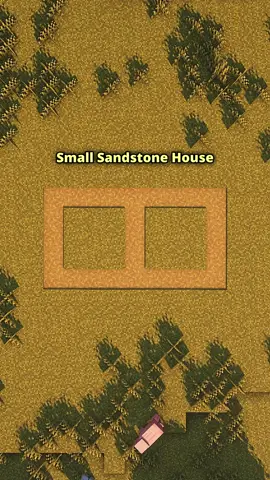 Small Sandstone House #Minecraft #minecraftbuilding #minecrafttutorial #minecrafter #minecrafthouse #มายคราฟ #fyp
