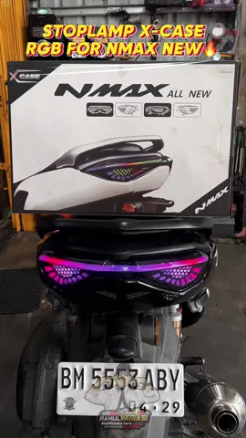 Stoplam rgb x-case for nmax new,bisa ganti warna pake magnet atau aplikasi dari handphone🥰😎🫵🏻🔥#nmax #nmaxmodifikasi #xyzbca #forupage #modifikasi #budgetpelajar 