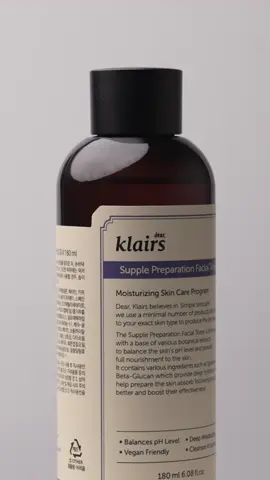 Your skin requires deep hydration, no matter what skin type it is. The Supple Preparation Toner is a well-loved favorite for all skin types.  We are now LIVE on Tiktok! You’ll hear more from us soon! ❤️ #dearklairs #supplepreparationfacialtoner #klairstoner #fyp #budolfinds #klairs #korean #skincare #paydaysale 