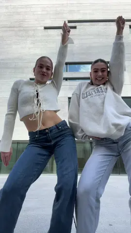 Happy Sunday everyone!!  We wish you an amazing weekend. We had so much fun filming this cool trend! Tag a friend you would love to recreate this with 😆🫶🏻 We are @Ophé and @annflo_begin dancers and sisters from Canada.🇨🇦  #beginsistersofficial #dancevideo #danceduo #goodvibes #fyp 