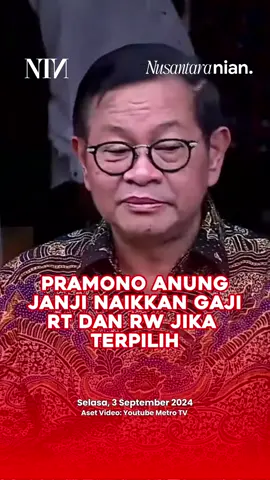Bakal Calon Gubernur (BACAGUB) Promono Anung janji akan naikkan gaji RT dan RW Jakarta jika Ia terpilih. Hal tersebut Ia ungkap saaf bertemu dengan mantan Gubernur Jakarta, Fauzi Bowo atau yang akrab disapa Foke di Museum MH Thamrin, Jakarta Pusat, pada Selasa (3/9/2024) siang. #pramonoanung #ranokarno #bacagub #calongubernurjakarta #fyp #fypシ゚viral #fyppppppppppppppppppppppp #fypage 