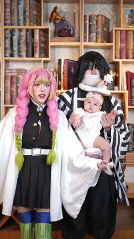 Trung bình mỗi lần ông bà bô cốt lê Đu Đủ kiểu...? @Đu Đủ Family #dudufamily #mitsuri #obanai #obanaixmitsuri #cosplay 