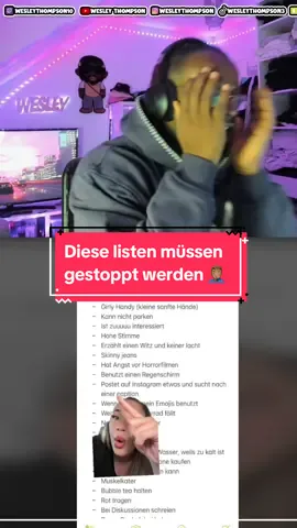 Darf man noch atmen? 😅😭@ALEYNAVEYRON 🤍 👻 wesleythompson7 für daily vlogs 👾 Jeden Tag live um 19:30 #icklist #icks #turnoffs #wesleythompson #wesleyreagiert 
