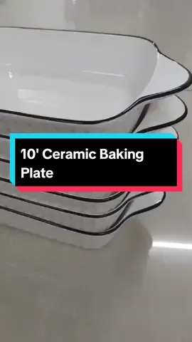 10' Ceramic Baking Plate #microwave #dishwasher #oven #ceramics #plate 