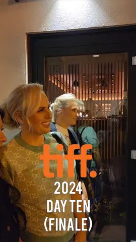 #TIFF24: One final lap! This was an outstanding year for us!  Rebel Wilson and the Cast of Closing Night Gala THE DEB (which she directs), made it so much sweeter! #TheDeb #RebelWilson #tiff #torontointernationalfilmfestival  #tiff2024 