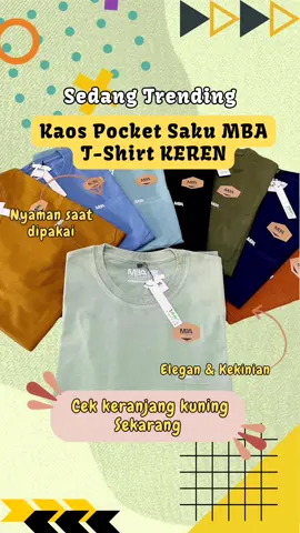 Kaos Pocket Saku MBA My Blank Apparel Original 100% Cotton 24s Pria Wanita Dewasa Oblong Pendek Cowok Kantong Katun Combed Logo Polos Baju Distro Atasan Tshirt Keren Polyester Oversize #creatorsearchinsights #kaospriamurahditiktokshop #kaospriamurah #wibgajian #gilagilajualan 