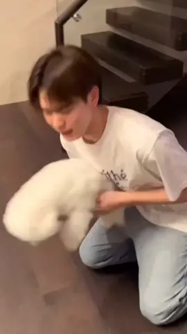 น่ารักจังเลยยู่กับน้องหมา🥰❤️#pingkrittanun #ปิงกฤตนัน #TalingPing #PINGPING 