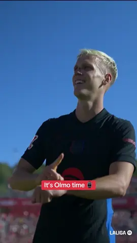 Quina hora és? ⌚ #fcbarcelona #barça #football #laligahighlights #daniolmo @Dani Olmo 