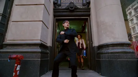 Cool Peter Parker - Spider-Man 3 (2007) - TM & © #SonyPictures Peter Parker (Tobey Maguire) enjoys his newfound confidence and exhibits a new spring in his step. Click the link in bio to watch the full movie. #spiderman #spidermandance #originalspiderman #tobeymaguirespiderman #tobeymaguire #kirstendunst #spidermanday #movieclips