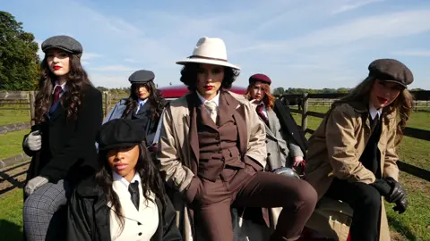 Be confident in your strength and your words, as they have the power to inspire change and create a better world 💫 Ref: Peaky Pant | Peaky waistcoat | Peaky Jacket | Polly Shirt #peakyblinders #womensuits #womenstyle #OOTD #outfit #suits #suitlover #suitup #suitelife #dapper #vintagestyle 