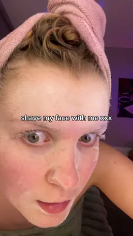 wish u could feel my face rn #shavingface #hairidentifier #shaving #SelfCare #fuzzoff #peachfuzz 