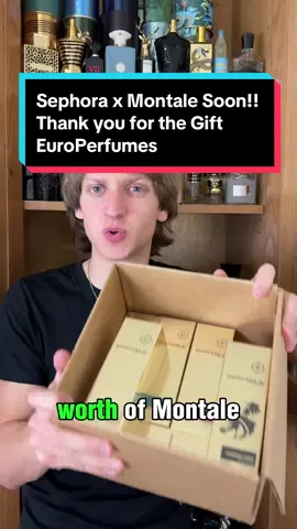 Sephora x Montale Soon!! Thank you for the Gift EuroPerfumes #fragranceknowledge #mensfragrance #cologne 