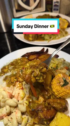 Watch me plate up today’s Sunday dinner 🇯🇲✨ #foodwithchanell #foodtiktok #fyp #jamaicantiktok 