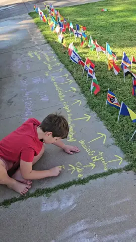 I could watch him do this all day, the geography king. #autismacceptance #hyperlexia 