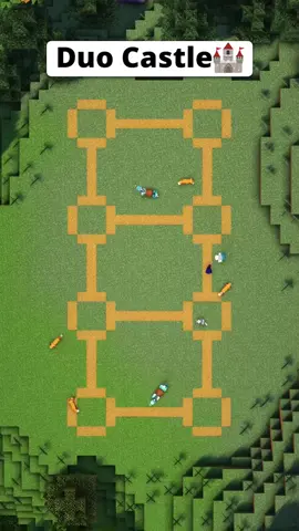 Minecraft Best Duo Castle🏰 ft.@hiboukyt #Minecraft #minecraftbuilding #minecrafttutorial #minecraftbuilds