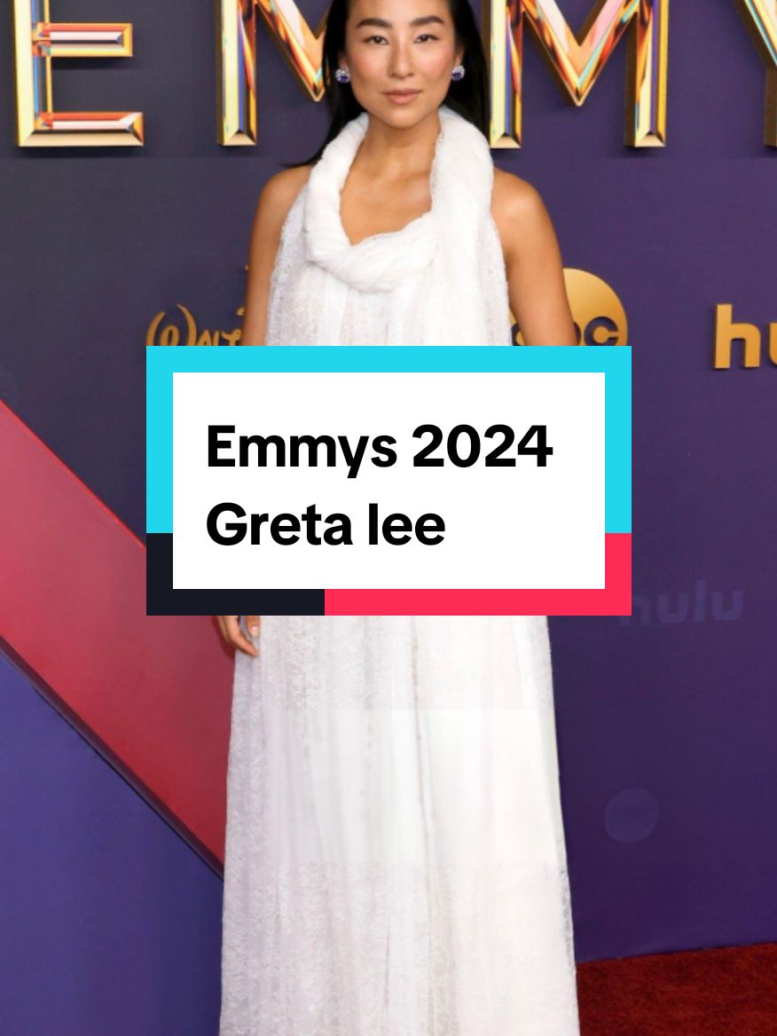 Emmys 2024, Greta lee . #gretalee #pastlives #emmys #emmys2024 #actress #actresses #movie #series #fashion #redcarpet #emmy #loewe 